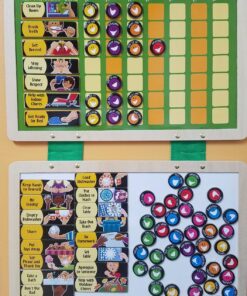 Melissa & Doug Deluxe Wooden Magnetic Responsibility Chart With 90 Magnets 46 81bqihNitfL 1