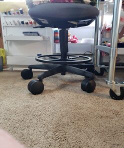 Miracle Caster! Extra Large Chair Wheels. 4" Set of Five. Great for carpet. Replaces chair mat. 17 81btNKG6a8L