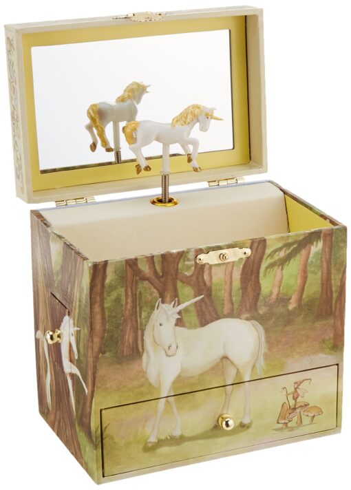 Enchantmints Unicorn Horse Musical Jewelry Box Spins to "The Unicorn" Treasure Storage