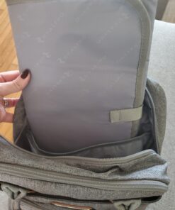 RUVALINO Diaper Bag Backpack, Multifunction Travel Back Pack Maternity Baby Changing Bags, Large Capacity, Waterproof and Stylish, Gray 51 81byE2Sb7L