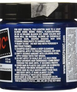 MANIC PANIC Atomic Turquoise Hair Dye - Classic High Voltage - Semi Permanent Bright Neon Aqua Blue Hair Color With Green Undertones - Vegan, PPD & Ammonia Free (4oz) 23 81byPrKVWtL