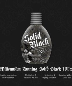Alternative view of Millennium Tanning Solid Black 100X Indoor Tanning Lotion for Tanning Beds (13.5 Fluid Ounces)