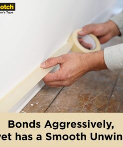 Scotch Contractor Grade Masking Tape, 1.41 inches by 60.1 yards (360 yards total), 2020, 6 Rolls 11 81c q4FmoZL