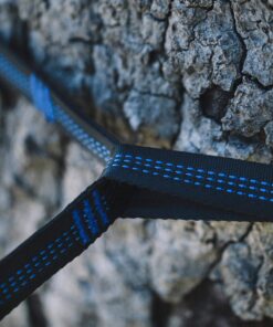 Wise Owl Outfitters Hammock Straps for Trees Heavy Duty - Set of Two 10ft Long, 1 Inch Thick Camping Hammock Tree Straps w/ 38 Loops & 2D Carabiners - Essential Hammock Accessories Blue 31 81c0OrE6EgL 2