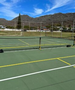 A11N Portable Pickleball Net System, Designed for All Weather Conditions with Steady Metal Frame and Strong PE Net, Regulation Size Net with Carrying Bag Yellow,black 26 81c1CeBZqDL