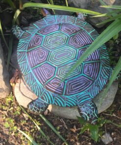 Sunset Vista Designs Cast Iron Turtle Garden Stepping Stone, 13-Inch long 15 81c1PgltnL