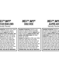 Cheez-It Snap'd Cheese Cracker Chips, Thin Crisps, Lunch Snacks, Variety Pack, 15oz Bag (20 Packs) 3 Flavor Variety Pack 20 Bags (0.75oz Bags) 21 81c2ptd75QL