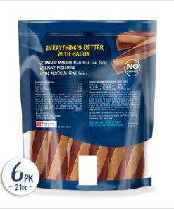 Purina Busy With Beggin' Made in USA Facilities Small/Medium Breed Dog Treats, Twist'd - (2) 6 ct. Pouches Bacon 6 Count (Pack of 2) 18 81c2v9SIL6L