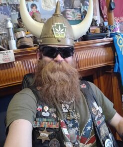 Alternative view of US Toy One Adult Plastic Viking Helmet