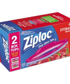 Ziploc Quart Food Storage Bags, Grip 'n Seal Technology for Easier Grip, Open, and Close, 48 Count 48 Count (Pack of 1) 7 81c3exE2FfL