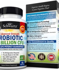 Daily Probiotic Supplement with 40 Billion CFU - Gut Health Complex with Astragalus and Lactobacillus Acidophilus Probiotic for Women and Men - Shelf Stable Pre and Probiotics for Digestive Health 30-Day Supply Probiotic 25 81c3hIT IXL