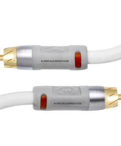 Alternative view of Mediabridge™ Ultra Series Digital Audio Coaxial Cable (4 Feet) - Dual Shielded with RCA to RCA Gold-Plated Connectors - White - (Part# CJ04-6WR-G2) 4 Feet