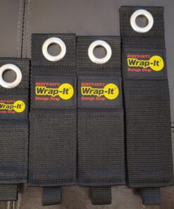 Heavy-Duty Wrap-It Storage Straps (Assorted 6 Pack) - Extension Cord Holder, Stocking Stuffers for Men, RV Accessories, Workshop and Garage Organizers and Storage Assorted 6-Pack Black 57 81c6agqwfL