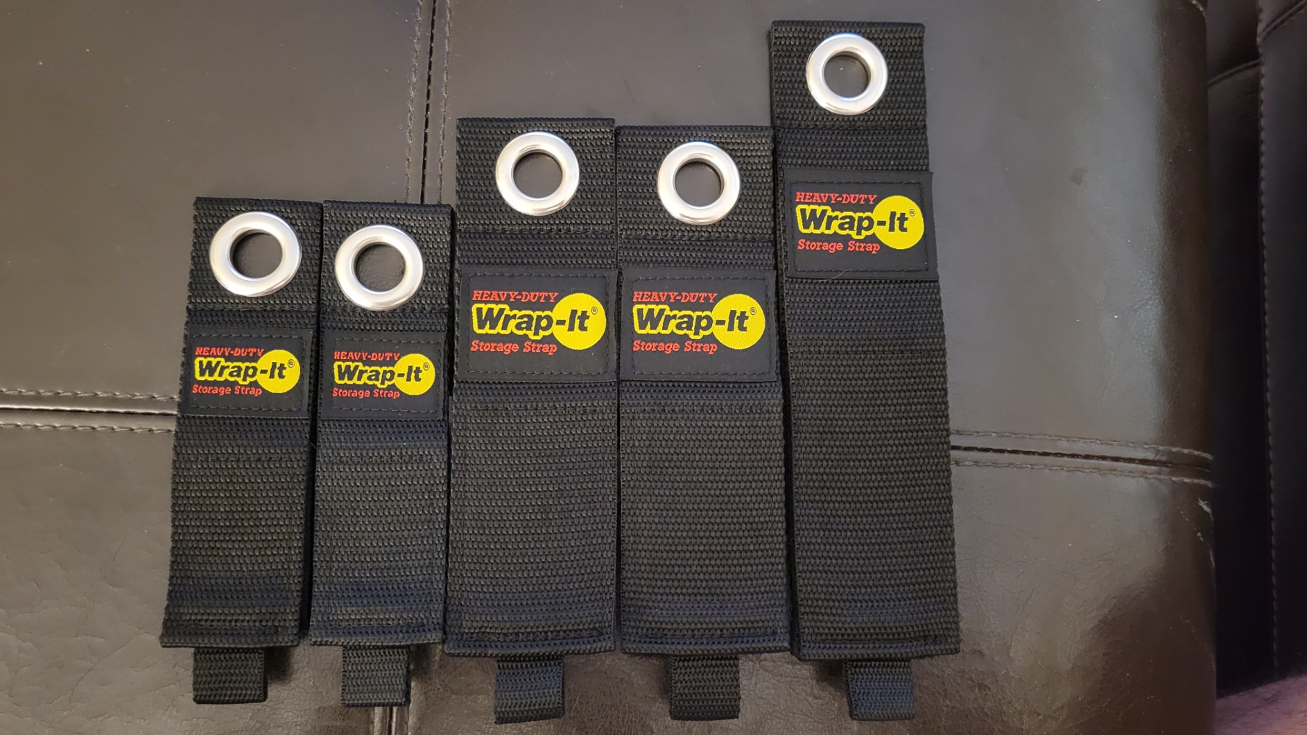 Heavy-Duty Wrap-It Storage Straps (Assorted 6 Pack) - Extension Cord Holder, Stocking Stuffers for Men, RV Accessories, Workshop and Garage Organizers and Storage Assorted 6-Pack Black 26 Heavy-Duty Wrap-It Storage Straps (Assorted 6 Pack) - Extension Cord Holder, Stocking Stuffers for Men, RV Accessories, Workshop and Garage Organizers and Storage Assorted 6-Pack Black - Image 26