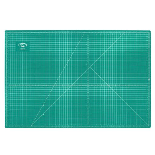 ALVIN, GBM Series Professional Self-Healing Cutting Mat, Green/Black Double-Sided, Gridded Rotary Cutting Board for Crafts, Sewing, Fabric - 24 x 36 inches 24" x 36"