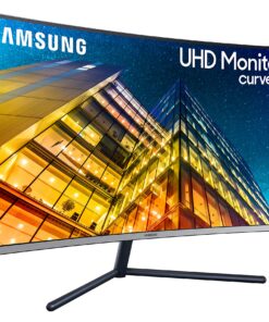 SAMSUNG 32" UR59 Series ViewFinity 4K UHD (3840x2160) Computer Monitor, Curved, HDMI, Display Port, 3-sided border-less, Eye Saver Mode LU32R590CWNXZA, Black 32 81c78kwBs4L