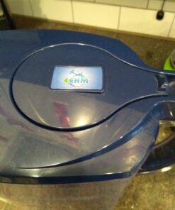 Ehm Ultra Premium Alkaline Water Filter Pitcher - 3.8L, Activated Carbon Filter- BPA Free, Healthy, Clean, & Toxin-Free Mineralized Alkaline Water in Minutes- Up to 9.5 pH-2023 blue 41 81c7c4aWDKL
