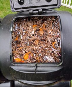 The Most Beautiful Composter in The World in Black, Made in America, Food Safe, BPA and Rust Free, No Assembly Required, Envirocycle Composting Tumbler Bin and Compost Tea Maker … 35 US Gallon 35 81c8y1rDHhL
