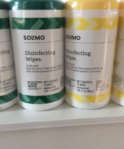 Amazon Basics Disinfecting Wipes, Lemon & Fresh Scent, Sanitizes/Cleans/Disinfects/Deodorizes, White, 340 Count (4 Packs of 85) (Previously Solimo) 85 Count (Pack of 4) 4Pack--2 Lemon, 2 Fresh 33 81c9 2lxFpL