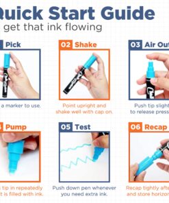 Chalkola Liquid Chalk Markers Erasable (30 Pack 6mm) Pastel + Neon Chalk Pens - Wet Wipe Washable Paint for Chalkboard Sign, Blackboards, Car Window, Glass, Bistro, Board, Mirror - 6mm Reversible Tip Bold Tip - 6mm 24 81c9OLVvTOL