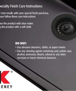 Plumb Pak K5414BLK Keeney Stainless Steel Kitchen Sink Strainer with Fixed Post Basket, Fits Standard 3-1/2-Inch Openings, 3-1/2 In. to 4 In, Black 26 81cB46ytz0L