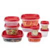 Rubbermaid Easy Find Lids Food Storage-Containers, Racer Red, 18-Piece Set 21 81cB4rtWDL