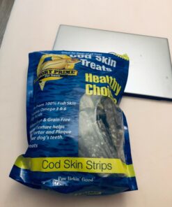 Savory Prime Cod Skin Fish Strips, 16-Ounce, No Artificial Color, All Breed Sizes (62016) 34 81cBHAItcyL