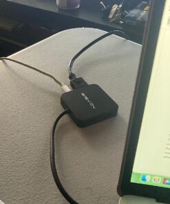 USB C Hub, Multi-Port USB Type-C Hub with 4K HDMI, Power Delivery 100 W | 3 USB 3.0 Port | 1 Type-C 3.0 Port | USB Splitter Adapter for MacBook, Mac Mini, XPS, Laptop and USB C Devices 0.5ft 43 81cBXzq5jsL