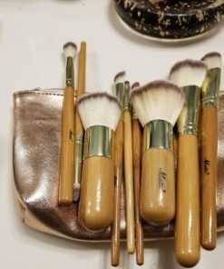 Matto Makeup Brushes 9-Piece Makeup Brush Set Foundation Brush with Travel Makeup Bag 37 81cBj4sSwRL