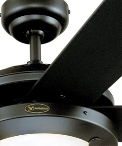 Westinghouse Lighting 7224200 Comet Indoor Ceiling Fan with Light, Matte Black Indoor Only LED 26 81cCGFZ 6oL