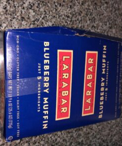 LÄRABAR Bluberry Muffin, Gluten Free Vegan Fruit & Nut Bar, 16 Ct Blueberry Muffin 32 81cCoS cOL