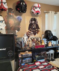 SZCO Supplies 17” Black Wooden Full-Sized Helmet/Headwear Display Stand with Base Hardware (910942) 19 81cEKPzAvoL