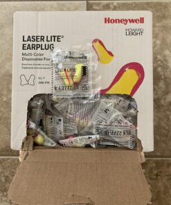 Howard Leight by Honeywell Laser Lite High Visibility Disposable Foam Earplugs, Pink/Yellow , 200-Pairs (LL-1) - 3301105 200 Pair 29 81cFMvBNYQL