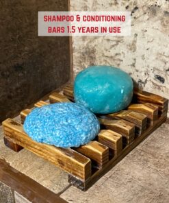 Magift Piece Home Bathroom Soap Case, Sink Deck Bathtub Shower Dish, Rectangular, Hand Craft, Natural Wooden Holder for Sponges, Scrubber, 2 Count(Pack of 1), Brown 2 Pack Brown 35 81cFux4nP9L