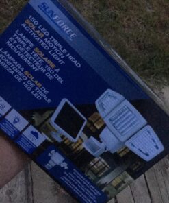 Sunforce 82153 150-LED Triple Head Solar Motion Light, 1000 Lumen Output, 30ft. (9.1m) Detection Distance, 180 Degrees Detection Range, Fully Weather Resistant & can be Mounted Almost Anywhere, White Standard | 1000 Lumen 36 81cH6Um2WnL 3