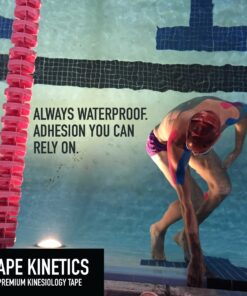 TAPE KINETICS Premium Kinesiology Tape | 2" x 16.4 ft | Waterproof & Latex-Free (Black, Pink, Blue or Beige) Black Tie 13 81cHYlf0D0L
