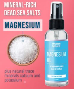 Alternative view of Magnesium Oil Spray - 100% Natural Magnesium Spray – Made with Dead Sea Salt, Stronger than Magnesium Lotion and Magnesium Cream 2 Fl Oz (Pack of 1)
