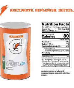 Gatorade Thirst Quencher Powder, Glacier Cherry, 76.5 oz Canister 4.78 Pound (Pack of 1) 30 81cJ1DhtebL