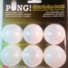 Pong Glow in The Dark Table Tennis Balls (6 Pack)