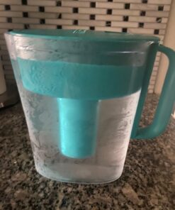Brita Water Filter Pitcher for Tap and Drinking Water with 1 Standard Filter, Lasts 2 Months, 6-Cup Capacity, BPA Free, Turquoise 5 Cup Water Pitcher 34 81cL4p8viFL