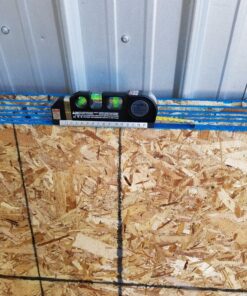 Laser Level Line Tool, Qooltek Multipurpose Cross Line Laser 8 feet Measure Tape Ruler Adjusted Standard and Metric Rulers for hanging pictures 43 81cMIrmqHeL