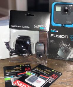 GoPro Camera Fusion - 360 Waterproof Digital VR Camera with Spherical 5.2K HD Video 18MP Photos 45 81cMOG1vvIL