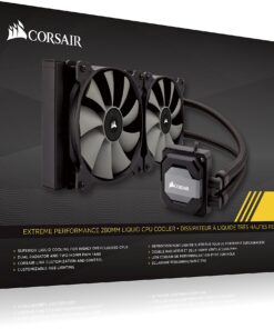 CORSAIR Hydro Series H110i AIO Liquid CPU Cooler, 280mm Radiator, Dual 140mm SP Series PWM Fans, Advanced RGB Lighting and Fan Software Control H110i RGB 25 81cOKZLmc7L