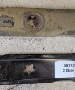 MaxPower 561739B 2-Blade Set for 46" Cut Craftsman, Husqvarna, Poulan Replaces 405380, 532-405380, PP21011,Black 28 81cQ8vb3PHL