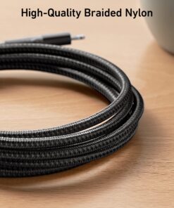 Anker 551 USB-A to Lightning Cable (10ft), MFi Certified iPhone Cable for Flawless Compatibility with iPhone iPhone 13 13 Pro 12 Pro Max 12 11 X XS XR 8 Plus and More(Black) 10 ft Black 23 81cQ9fWwcuL 1