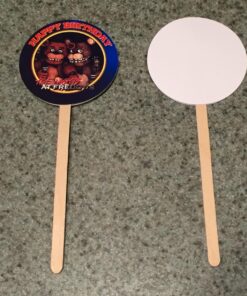 Alternative view of Crafting Mania LLC. 12 Five Nights at Freddy's Birthday Inspired Party Picks, Cupcake Picks, Cupcake Toppers #1