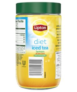 Lipton Black Iced Tea Mix, Diet Decaffeinated Lemon, 10 qt (pack of 6) 8 81cUrSDhpDL