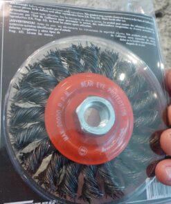 Forney 72759 4-Inch x .020 x 5/8-11 Knot Wire Wheel 48 81cXcBppDPL