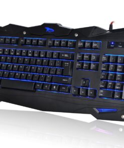 iMicro COBRA 110-Key LED Backlit USB Gaming Keyboard (IM-KBCOBV8) 17 81cY5dJBOL