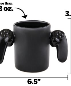 BigMouth Inc. Game Over Coffee Mug, Ceramic Gamers Cup, Holds 14 Oz., Perfect for Coffee, Tea 29 81cYTLDnESL